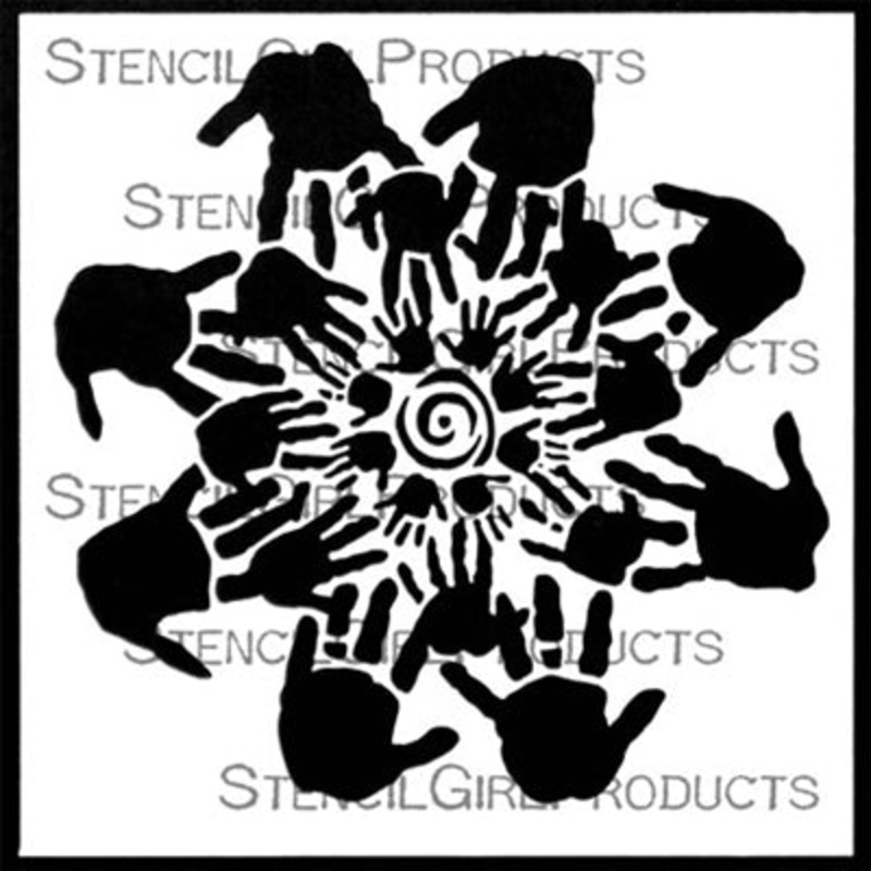 StencilGirl Products Children, Our Future – Stencil 6 x 6
