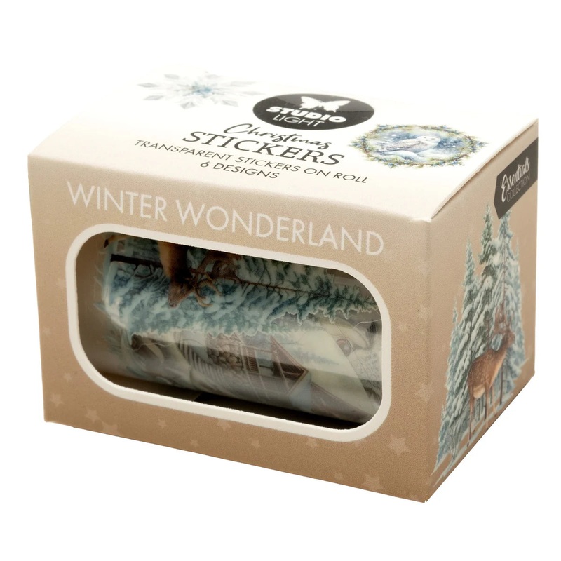 Studio Light Clear Stickers Winter Wonderland 6 Designs Essentials 5 Meter