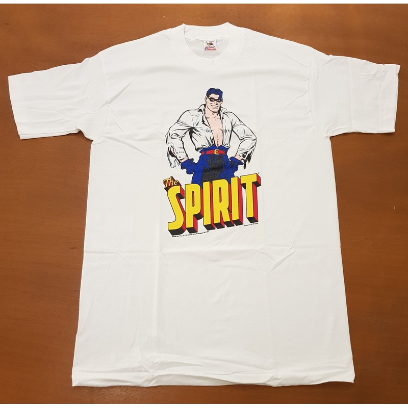 1994 The Spirit – Will Eisner Kitchen Sink T-shirt L White (Vtg)
