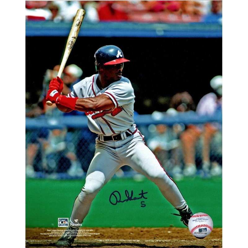 Braves All Star Outfielder RON GANT Signed 8×10 Action Photo #3 AUTO