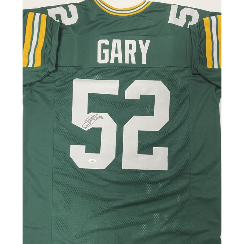 Packers Linebacker RASHAN GARY Signed Custom Replica GREEN Jersey AUTO – JSA