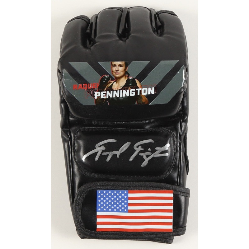 Raquel Pennington Signed UFC Glove (PA COA) UFC Women’s Bantamweight Champion
