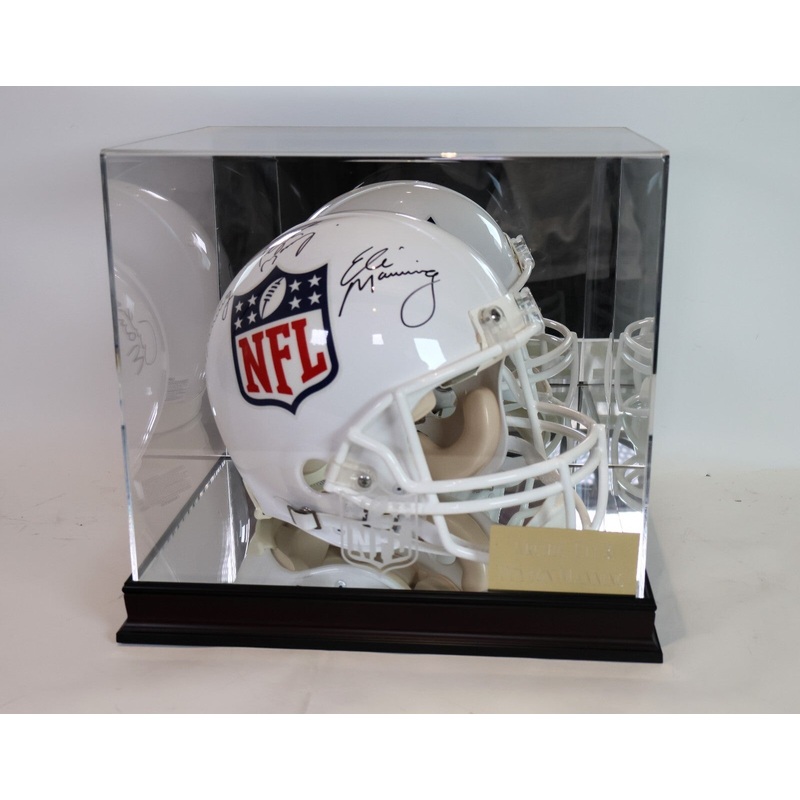 Archie, Eli, & Peyton Manning Autographed NFL Pro Helmet with Case Fanatics COA
