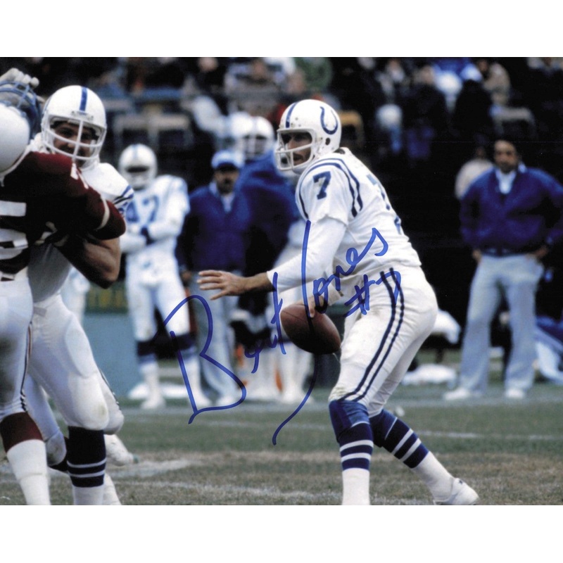 Bert Jones Autographed Signed 8×10 Photo Indianapolis Colts SKU #247417