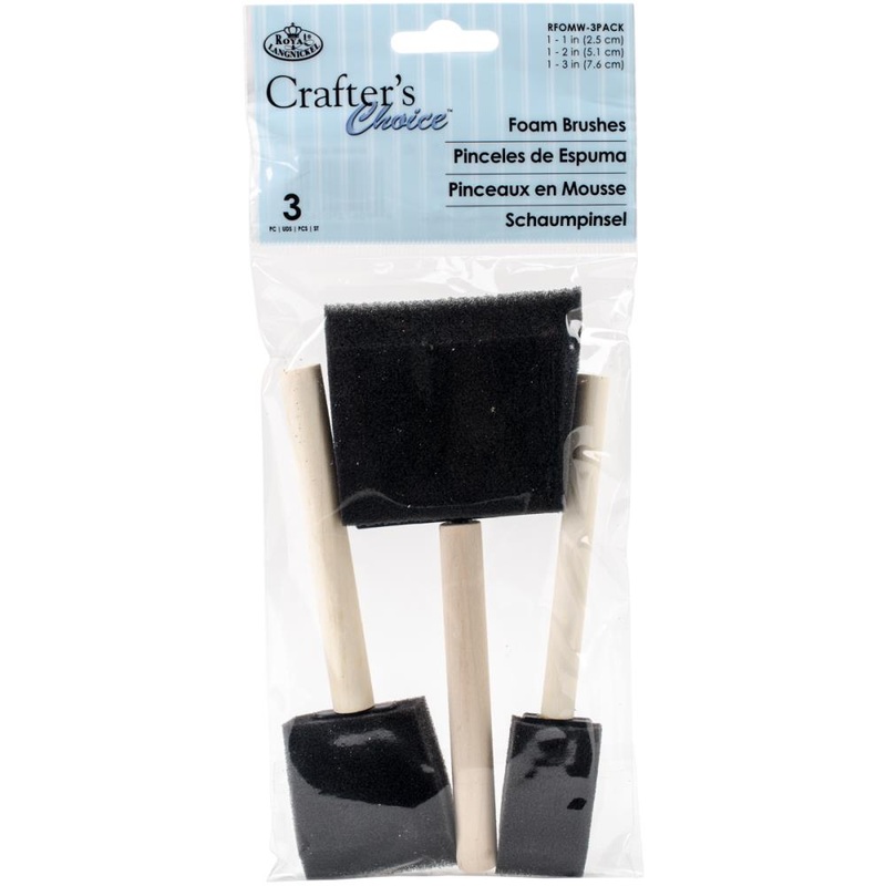 Foam Brushes 3/Pkg 1, 2 & 3 Widths