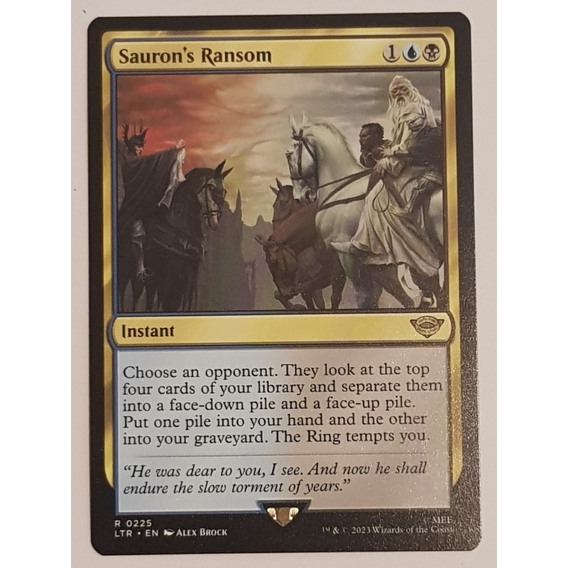 Magic the Gathering Lord of the Rings Sauron’s Ransom LTR #225 Trading Card