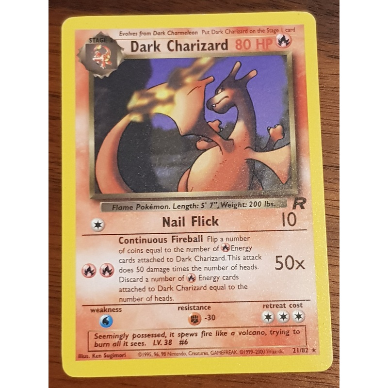 Pokemon Team Rocket Dark Charizard #21/82 Non-Holo Trading Card