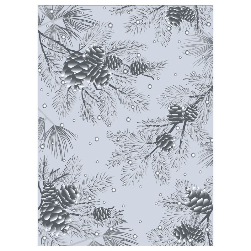 Snowy Pines – 3D Embossing Folder