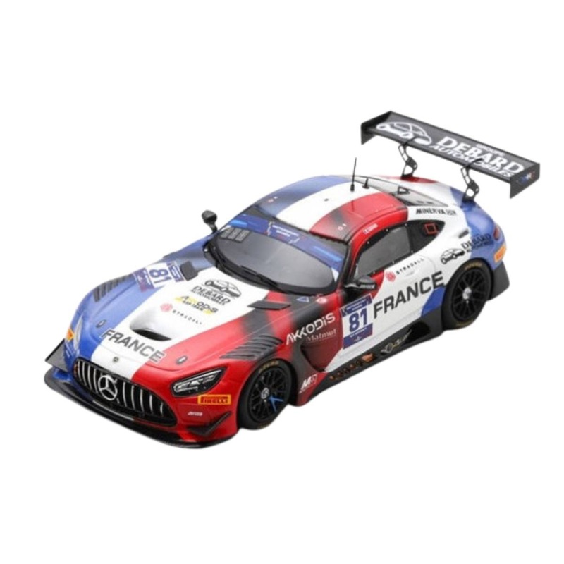 Team France – Mercedes-AMG GT3 No.81 – FIA Motorsport Games GT Sprint Cup Paul Ricard 2022 – Tristan Vautier – 1:43 Scale Resin Model Car