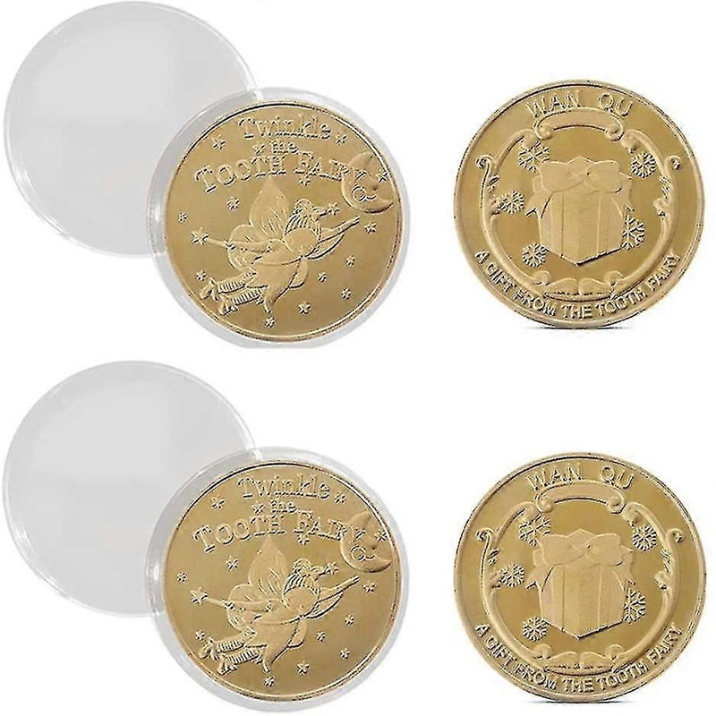 Tooth Fairy Gold Coin Milk Tooth Dwarf Sweet Coin Commemorative Coin