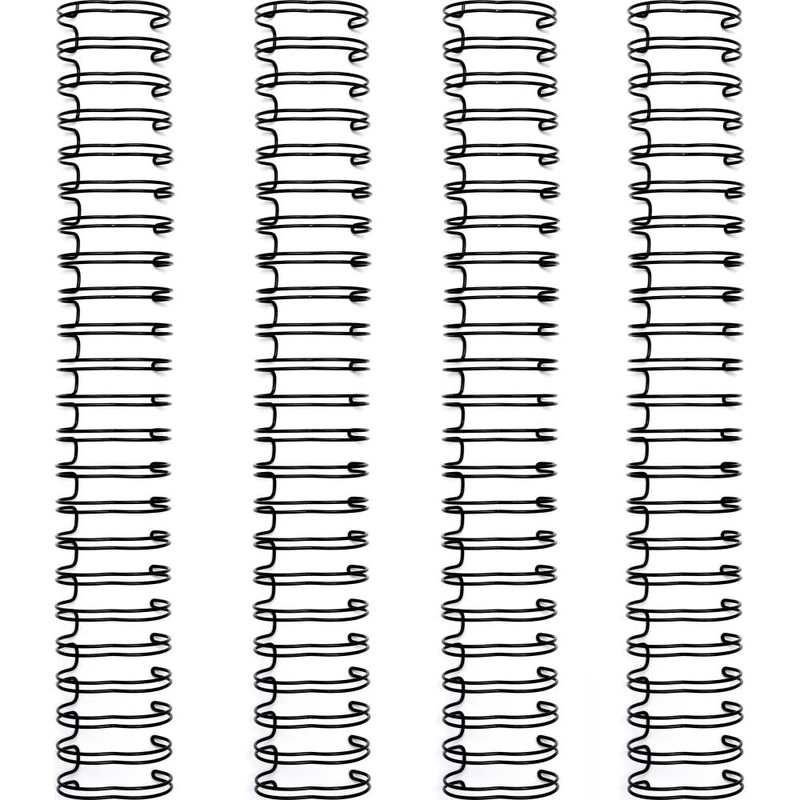We R Memory Keepers Cinch Wires .625 4/Pkg Black