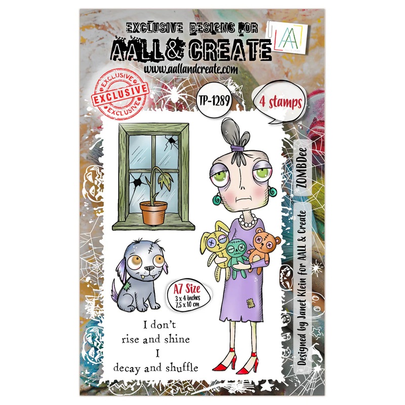 AALL and Create – A7 Stamp Set – ZOMBDee