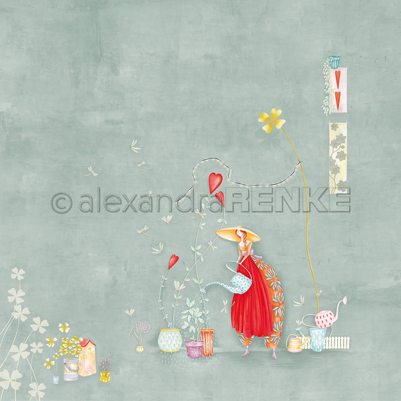 Alexandra Renke 12×12 Design Paper Lisas Figurines Garden Magic 200g – 1 pc