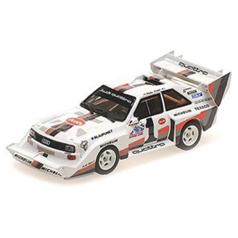 Audi Sports Quattro S1 Walter Rohrl Pikes Peak Hill Climb 1987 Winner – 1:43 Scale Model Car