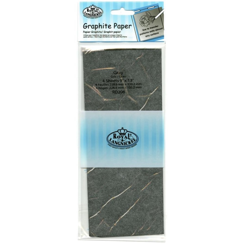 Grey Transfer Paper 9X13 4/Pkg