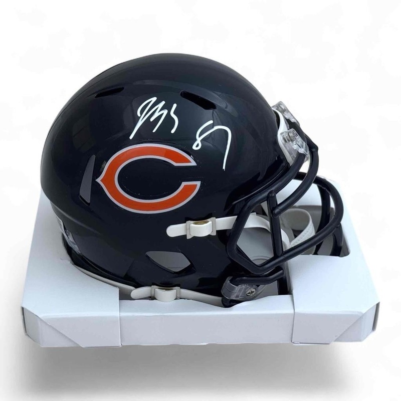 Luther Burden Autographed Signed Chicago Bears Mini Helmet – Beckett