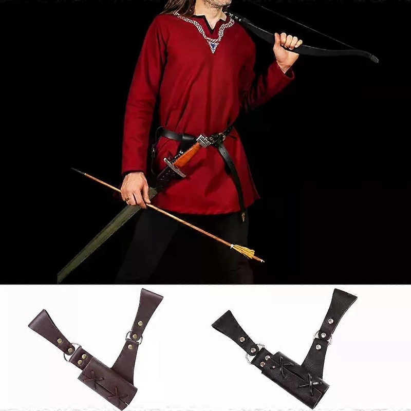 Renaissance Leather Sword Holster Right Hand Sword Sheath Belt Medieval Sword Frog Holster Sword Holder For Dagger Knight Pirate