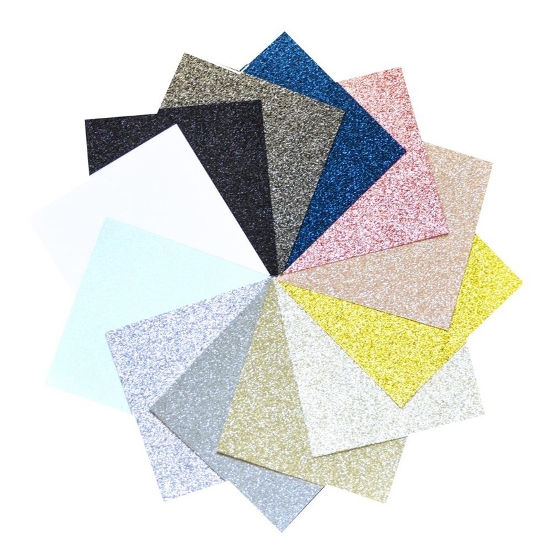 S30 Memory Box Glitter Paper Pad 6X6 24/Pkg Majestic Hues