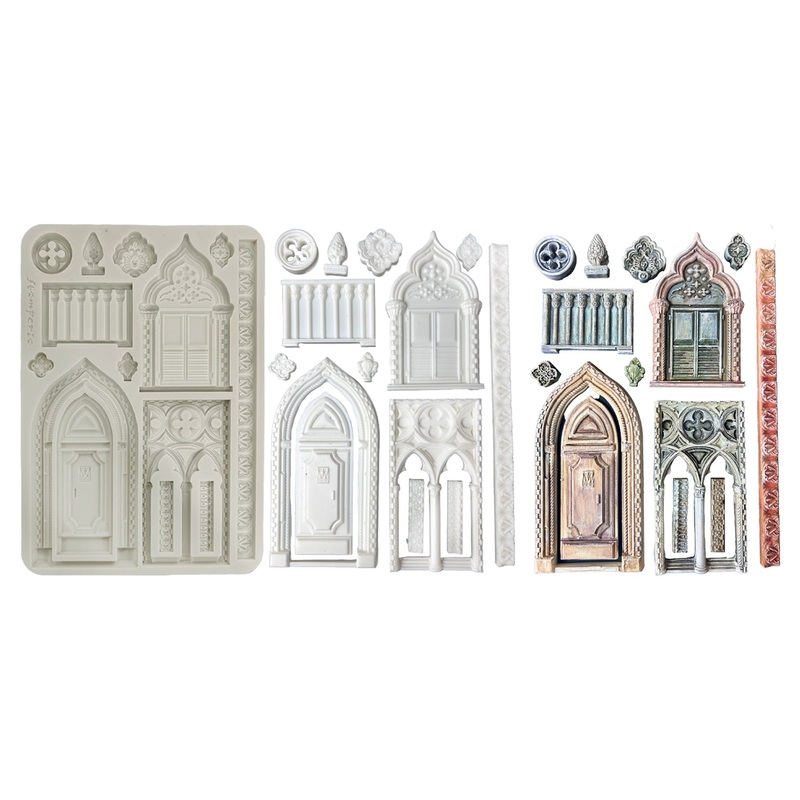 Stamperia Venice City of Art A5 Silicon Mould Architecture