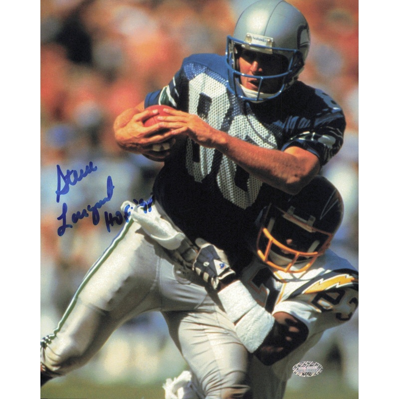 Steve Largent Autographed Signed 8×10 Photo Seattle Seahawks MCS Holo #63281