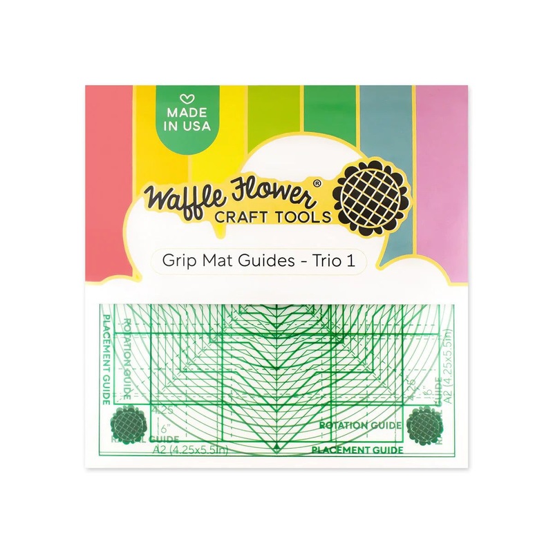 Waffle Flower Grip Mat Guides – Trio 1