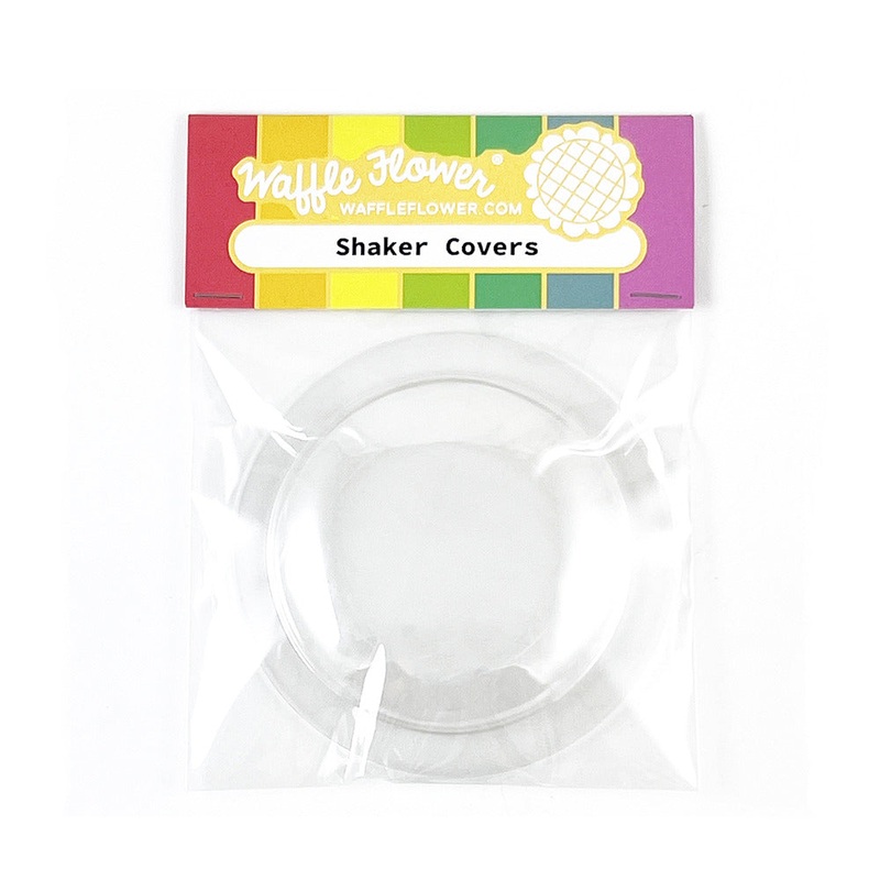 Waffle Flower Shaker Cover, Puffy Circle