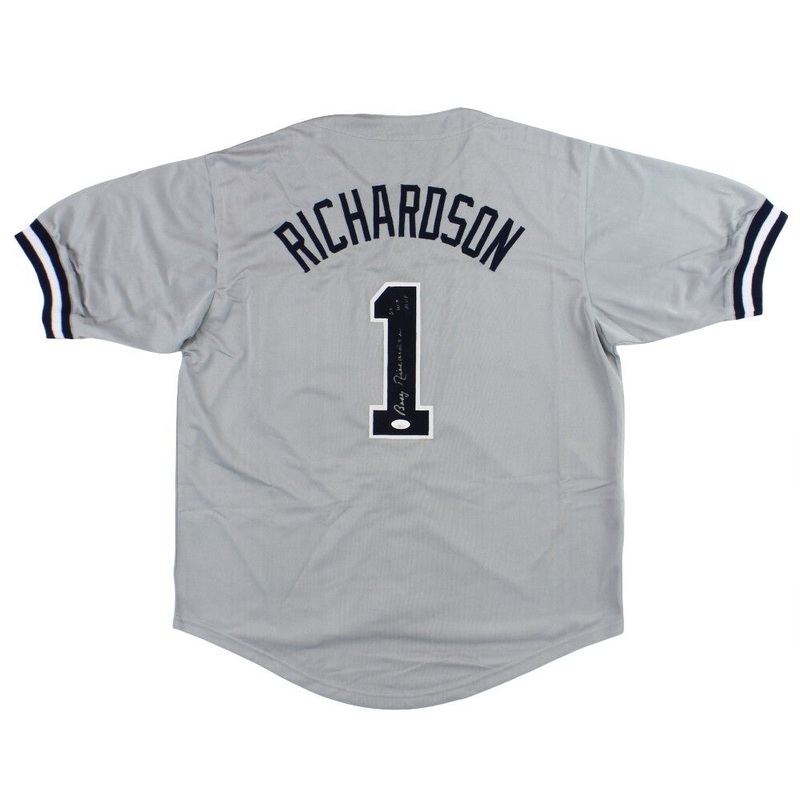 Bobby Richardson Signed New York Custom Gray Jersey with 60 WS MVP Inscription