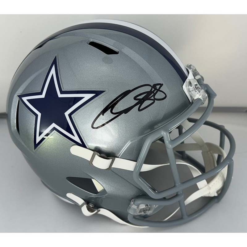 Cowboys Receiver CEEDEE LAMB Signed Full Size Replica Speed Helmet AUTO – FAN