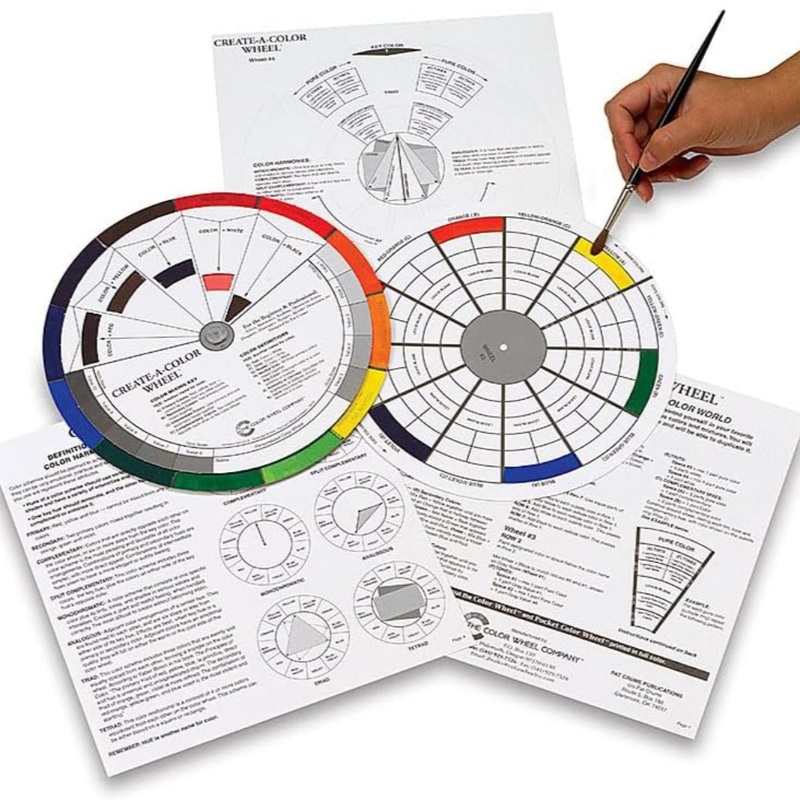 Create-A-Color Wheel – 9-1/4 (Black & White)