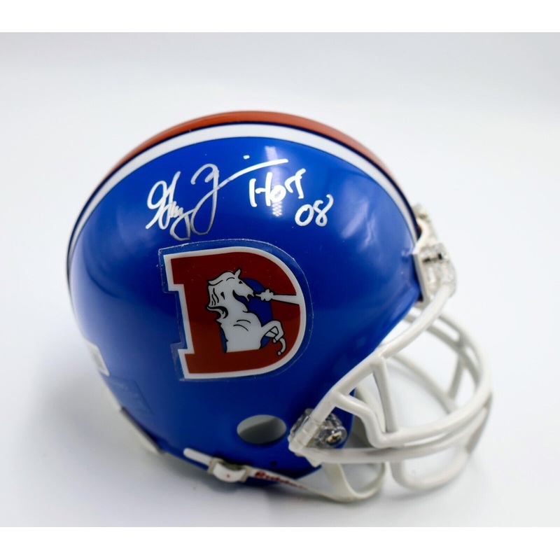 Gary Zimmerman Autographed Denver Broncos Mini Helmet Beckett