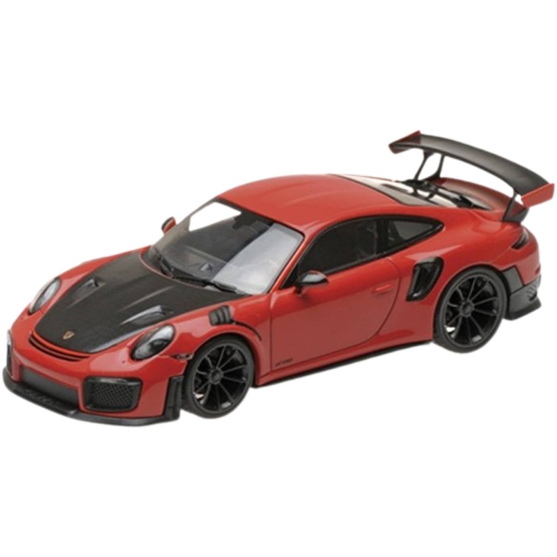 PORSCHE 911 (991.2) GT2RS – 2018 – RED W/ BLACK WHEELS – 1:18 Scale Diecast Model Car
