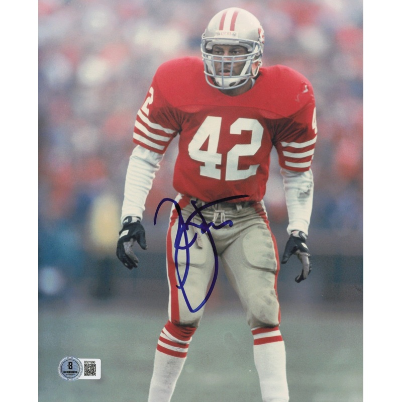 Ronnie Lott Autographed 8×10 Photo San Francisco 49ers Beckett BAS QR #BS31996