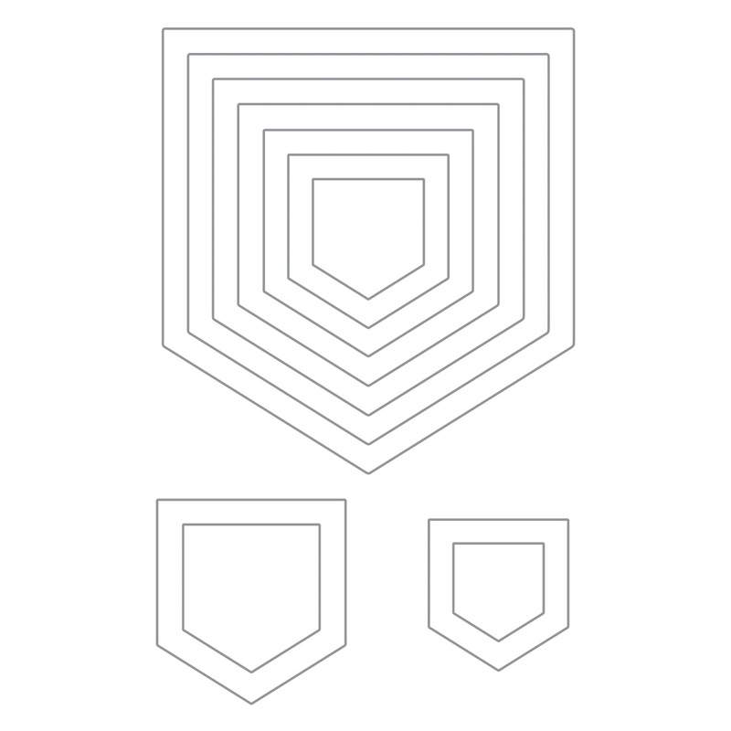 Spellbinders Reversed Banner Die Set