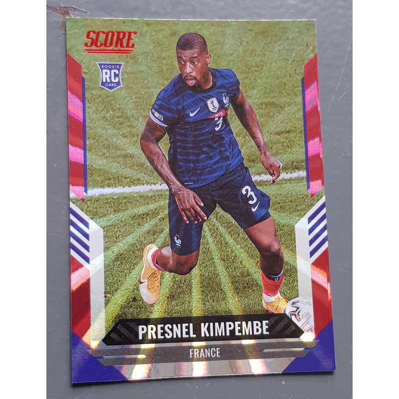 2021-22 Panini Score FIFA Presnel Kimpembe #61 Red Laser Parallel Rookie Card