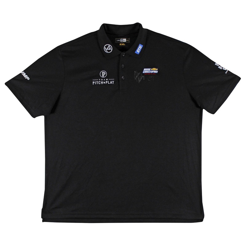 John Daly Authentic Signed Match Worn Black Loudmouth Polo Shirt BAS #BK84774