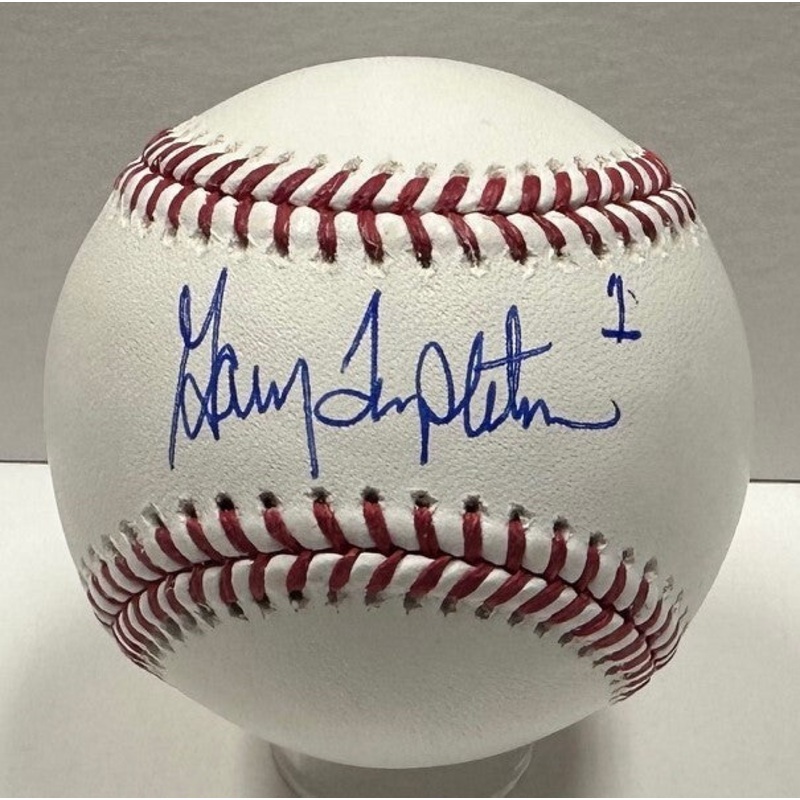 Padres GARRY TEMPLETON Signed Official MLB Baseball AUTO – Cardinals – BAS