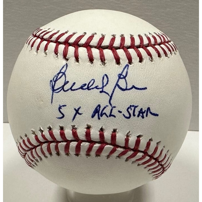 Rangers BUDDY BELL Signed MLB Official Baseball #2 AUTO w/ 5 x All Star Indians