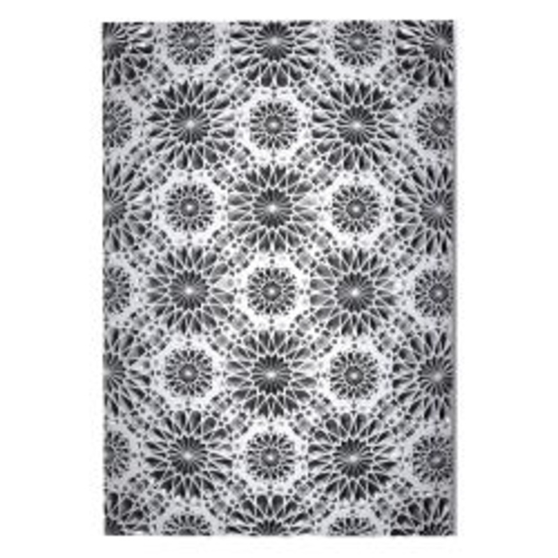 Sizzix  Embossing Folder By Tim Holtz Kaleidoscope