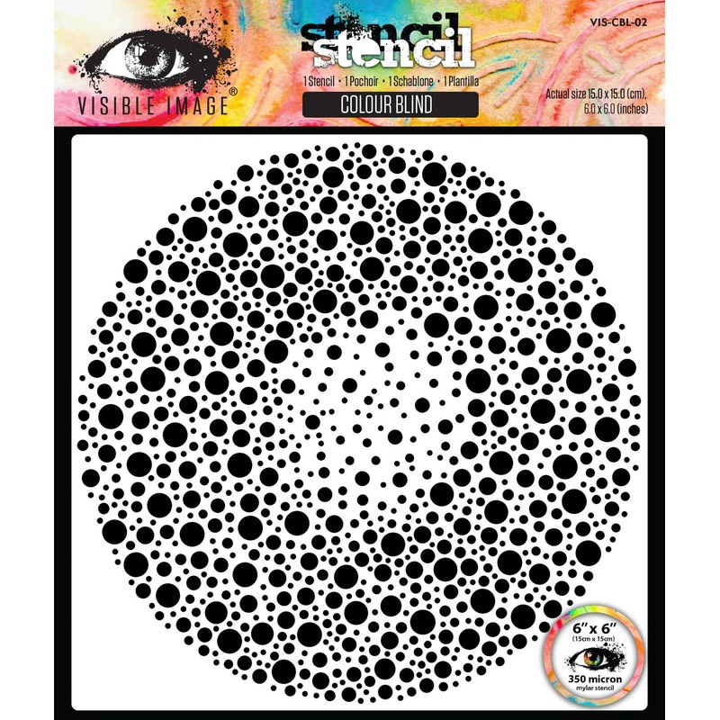 Visible Image – Colour Blind 6in x 6in Stencil
