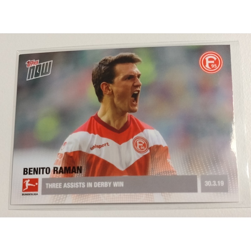 2018-19 Topps Now Bundesliga #98 Benito Raman Trading Card