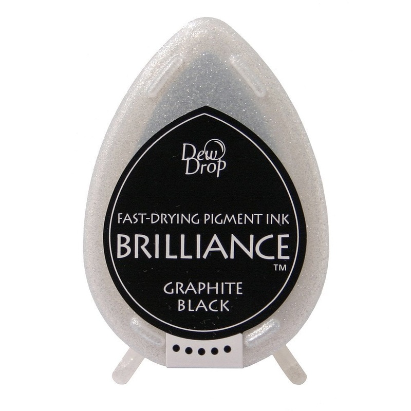 Brilliance Dew Drop Pigment Ink Pad Graphite Black