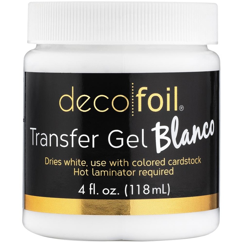 Deco Foil Transfer Gel BLANCO 4oz