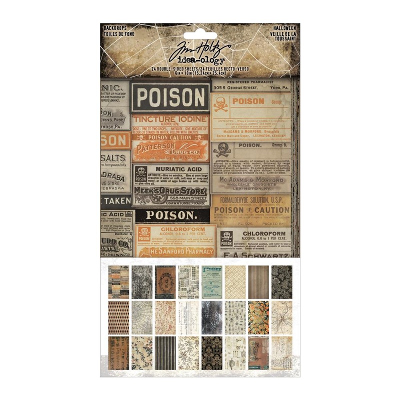 Idea-Ology Backdrops Double-Sided Cardstock 6X10 24/Pkg Halloween