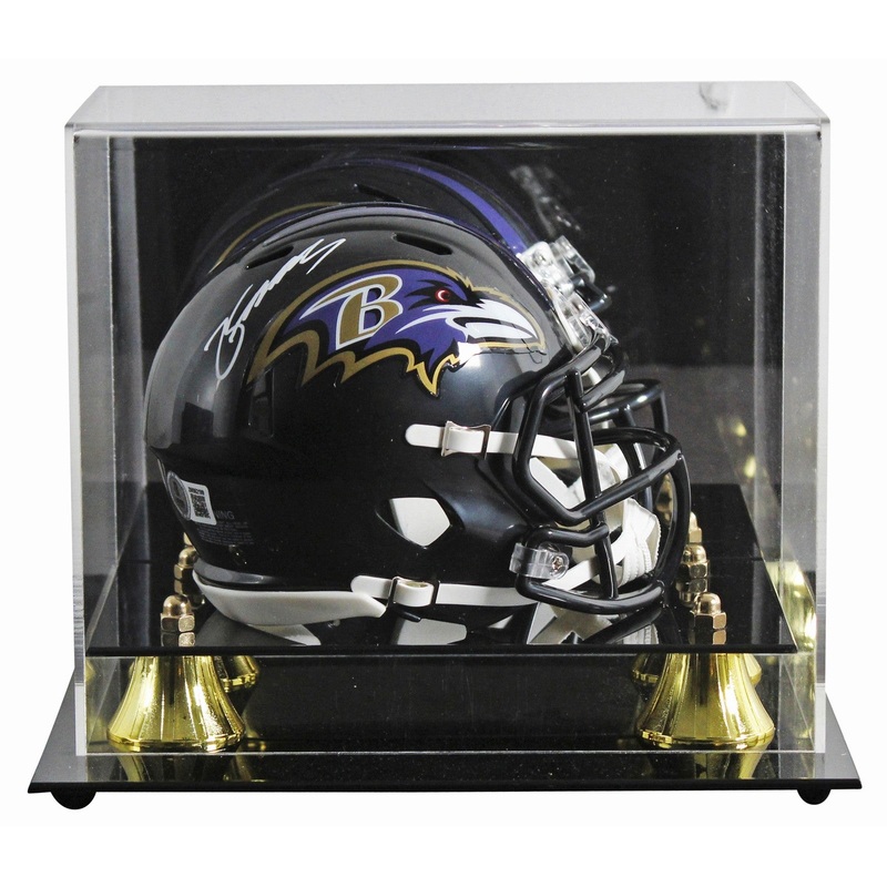 Ravens Zay Flowers Authentic Signed Speed Mini Helmet W/ Case BAS Witnessed