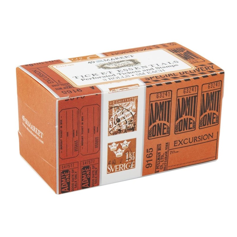 49 And Market Vintage Bits Ticket Essentials Citrus