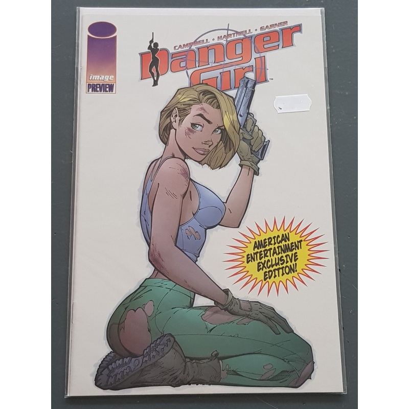Danger Girl Preview NM Variant Cover