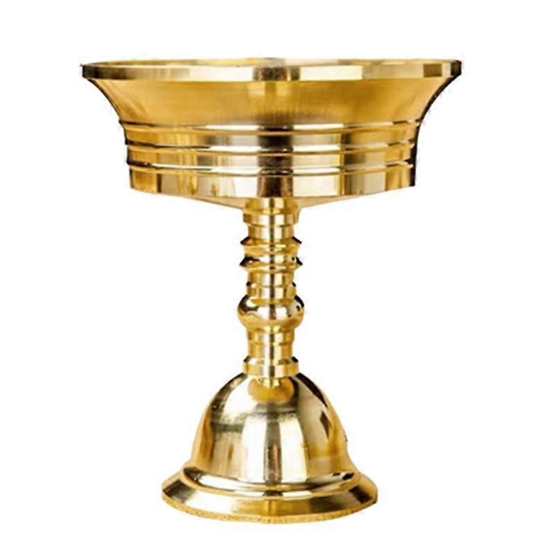 Handmade Ghee Lamp Holder Buddhism Oil Lamp Candle Holder Decor Dia  76mm