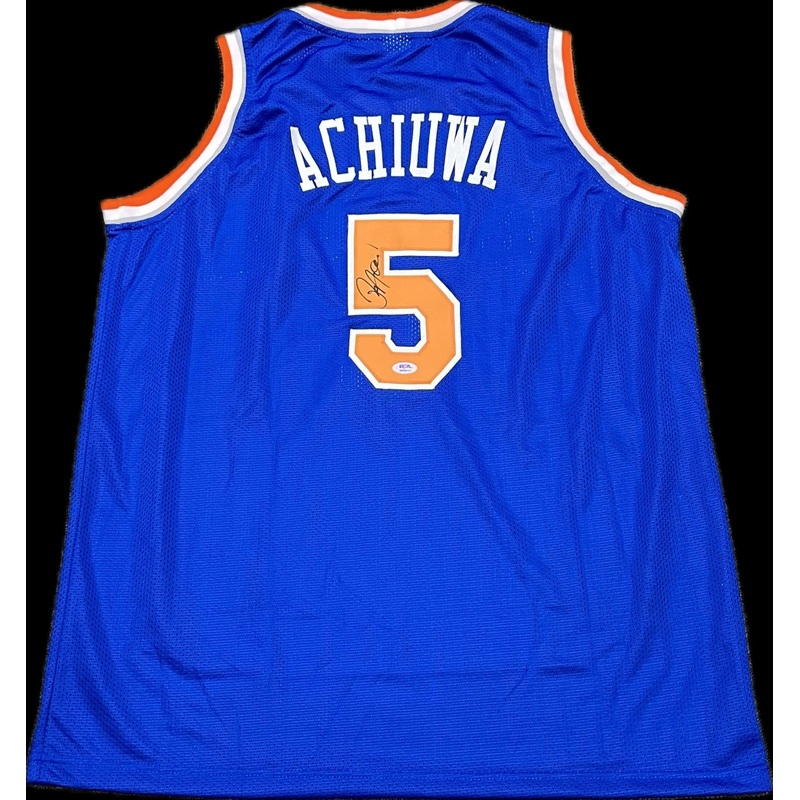 Precious Achiuwa Signed Jersey PSA New York Knicks Autographed