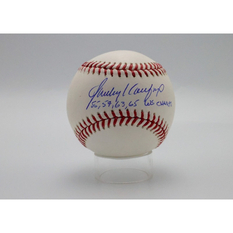 Sandy Koufax Autographed LA Dodgers Baseball Multiple Inscriptions Fanatics COA