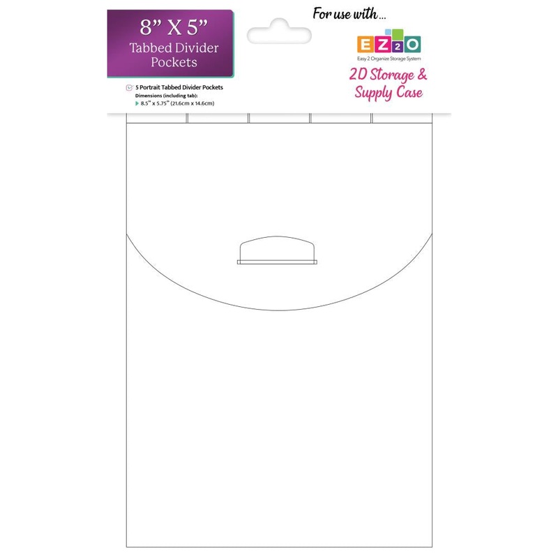 Totally Tiffany Easy To Organize Tabbed Dividers 5/Pkg 8X5